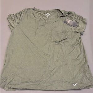 Hollister Green Short Sleeve Tee